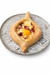 Adjaruli With Basturma, Cheese & Egg