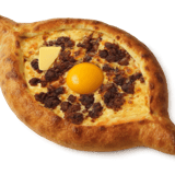 Adjaruli With Kavurma, Cheese & Egg